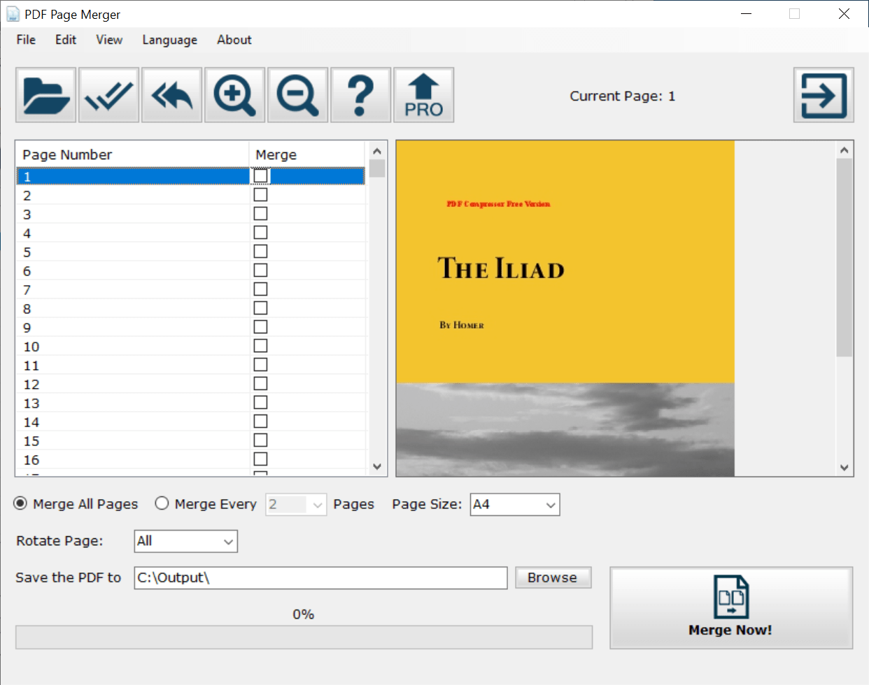 PDF Page Merger 1.4