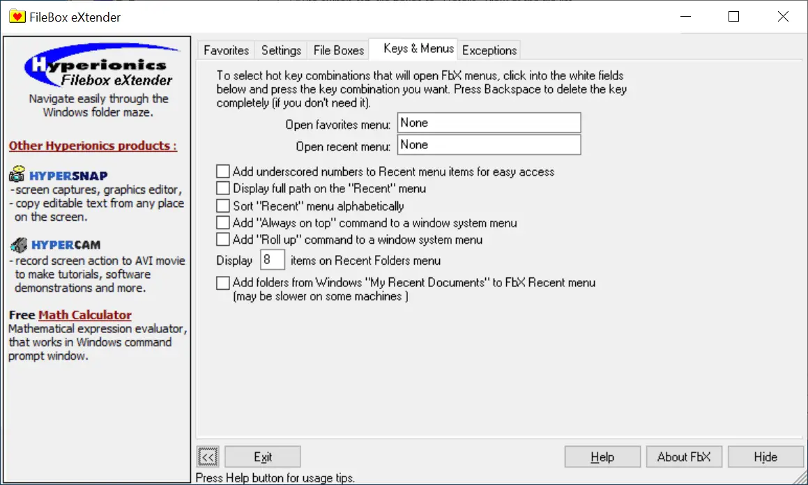 FileBox eXtender 2.01.00